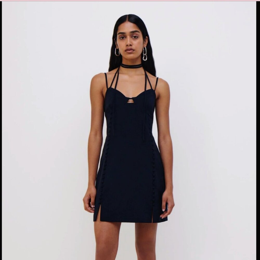 NWT Simkhai Eilish Mini Dress- Black